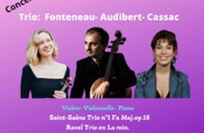 Trio Fonteneau-Audibert, Cassac Violon, Violoncelle, Piano  Cannes