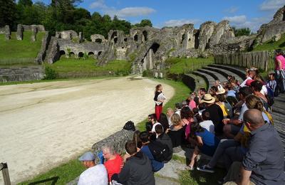 Venez dcouvrir accompagn d'un guide les Arnes, 2000 ans d'histoire !  Saintes