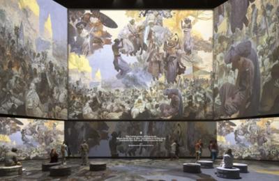 Venez dcouvrir l'exposition immersive Eternel Mucha  Saint Dizier
