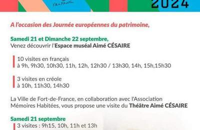 Venez visiter l'Espace Musal Aim Csaire  Fort De France