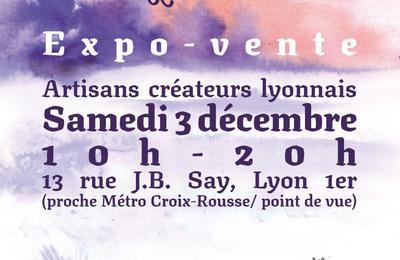 Vente de Noël, créateurs et artisans Lyonnais