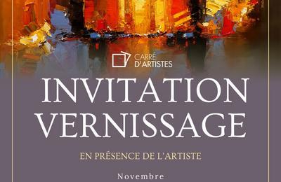 Vernissage de l'artiste Daniel Castan  Lille