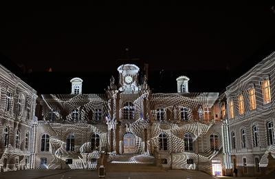 Video mapping festival 6, Saint-Omer, Muse Sandelin