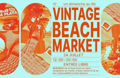 Vintage Beach Market - Dimanche d'été au 6b 2023