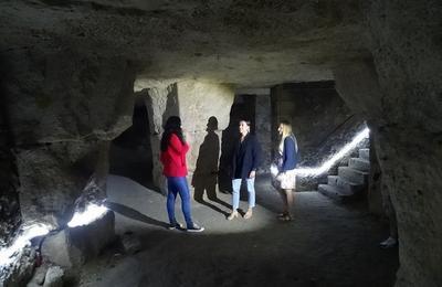 Visite  Laon : Les souterrains de la cit mdivale