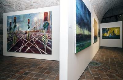 Visite commente de l'exposition consacre  l'artiste Didier Paquignon  Belfort