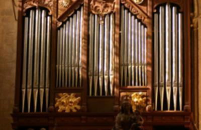 Visite commente de l'orgue de l'glise romane de Riotord