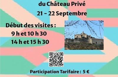 Visite commente du Chteau d'Entrechaux