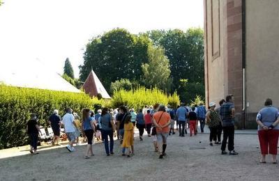 Visite d'une abbaye  Moyenmoutier