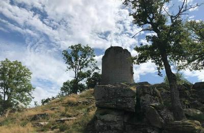 Visite de l'ancienne forteresse de Crozant