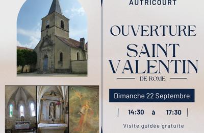 Visite de l'glise Saint-Valentin de Rome  Autricourt