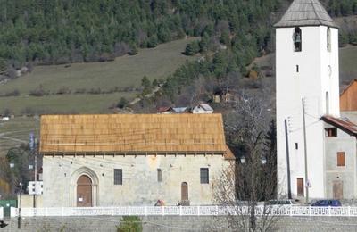 Visite de l'glise St Martin et du four communal  Saint Martin d'Entraunes