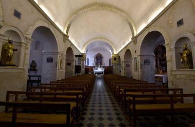 Visite de l'glise St Vincent XVI sicle  Cabrieres d'Avignon