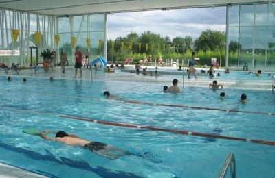 Visite des dessous du bassin de l'espace aquatique  Saint Medard en Jalles