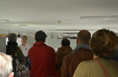 Visite des rserves du muse de la bande dessine !  Angouleme