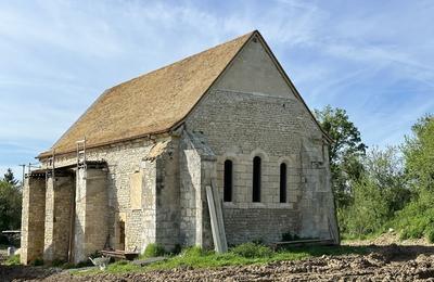 Visite du chantier de restauration de la Chapelle  Brecy