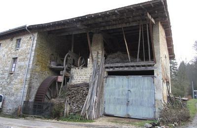 Visite du moulin Perrin, Dmonstrations scie et huile de noix  L'Abergement de Varey