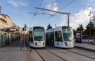Visite du Site de Maintenance et de Remise du tramway T3A de la RATP  Paris 15me