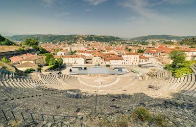 Visite du thtre Antique  Vienne