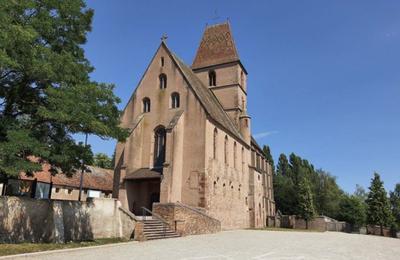 Visite guide d'une glise romano-gothique du XIIe  Walbourg