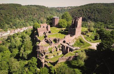 Visite guide du chteau de Lutzelbourg