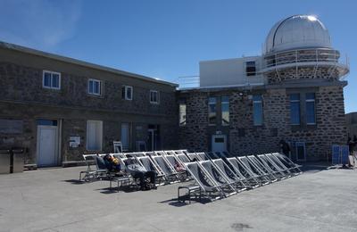 Visite guide de l'observatoire par des astronomes  La Mongie