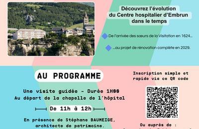 Visite guide du Centre hospitalier d'Embrun