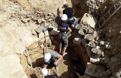 Visite guide du chantier de fouille du temple  Le Vieil Evreux