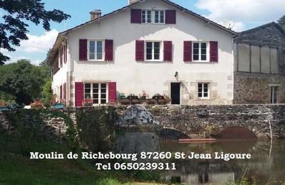 Visite guide du moulin de Richebourg  Saint Jean Ligoure