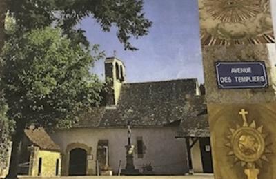 Visite guide gratuite de l'glise templire de Temple Laguyon