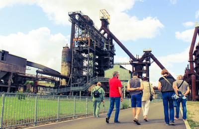 Visite guide hors circuit d'un haut-fourneau  Uckange