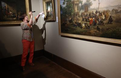 Visite guide la peinture par le dtail, entrez dans le dcor  Douai