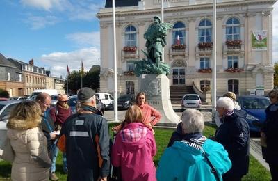 Visite guide sensorielle sur le thme de la Reconstruction : Yvetot sens dessus dessous