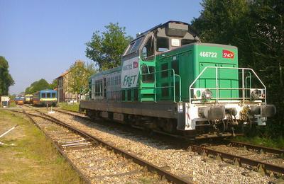 Visite libre de la locomotive FRET SNCF BB66722  Les Loges