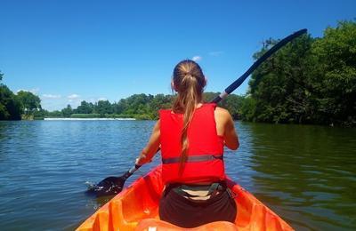 Visite nature en kayak sur l'Ognon  Heuilley sur Saone