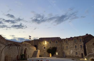 Visite nocturne du chteau royal de Collioure