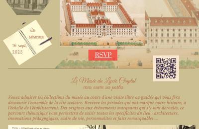 Visite parcours de la cit scolaire Chaptal  Paris 8me