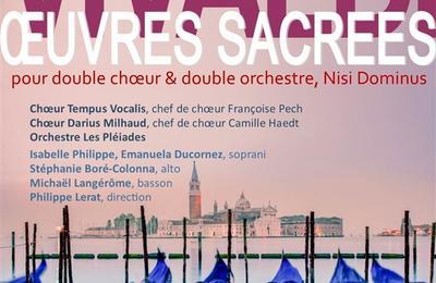 Vivaldi, les Oeuvres Sacres  Paris 14me