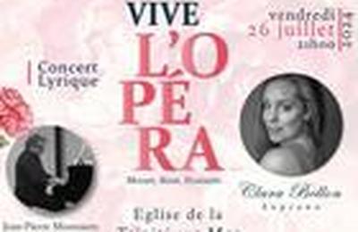 Vive l'Opra : Rcital Lyrique, Soprano Clara Bellon  La Trinite sur Mer