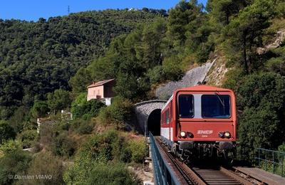 Voyage  bord d'un train historique, Cte d'Azur  Carnoules