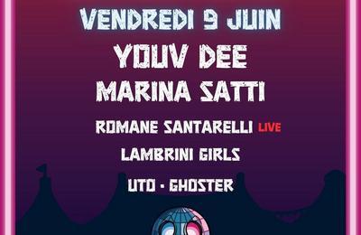Youv Dee, Marina Satti et Romane Santarelli  Tours
