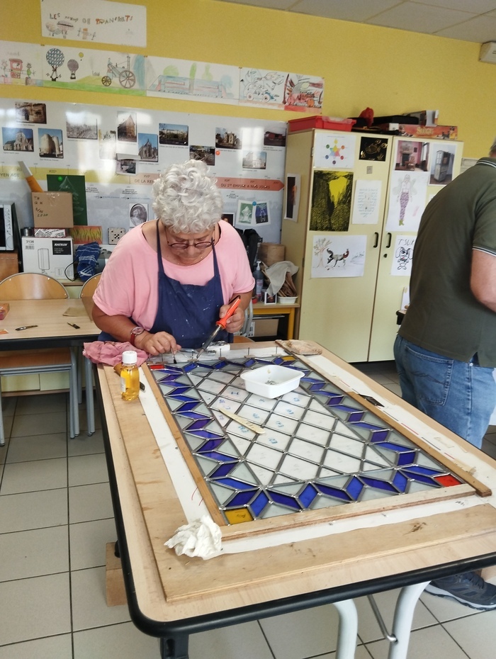 Dcouverte de l'atelier vitrail  Thouars