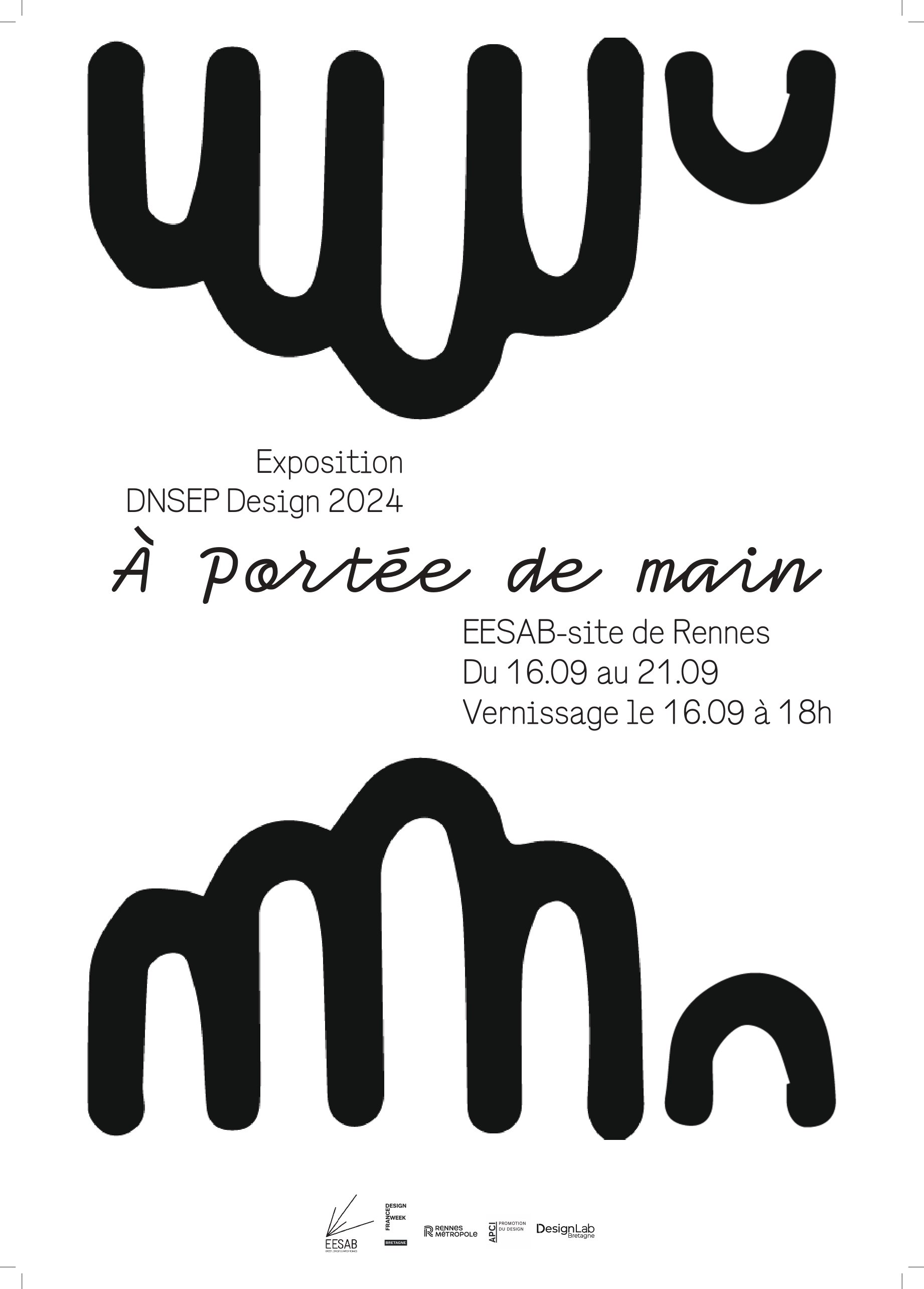 A porte de main, exposition Design  Rennes