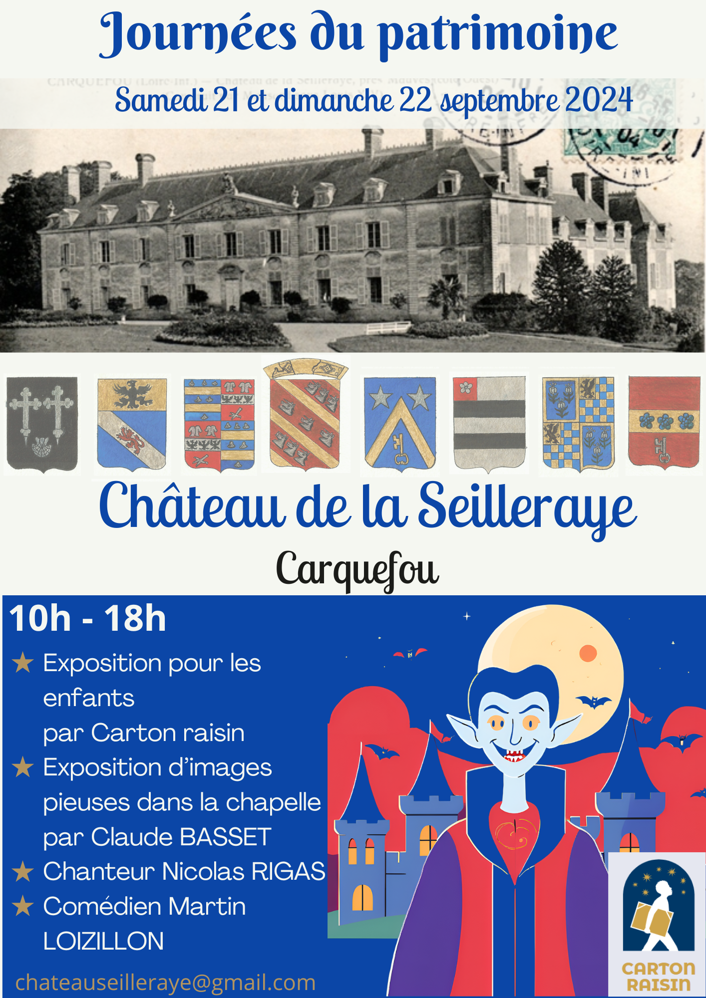 Exposition pour enfants journes du patrimoine  Carquefou