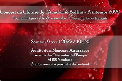 Vincenzo Bellini Belcanto Acadmie - Concert de Clture  Vendome