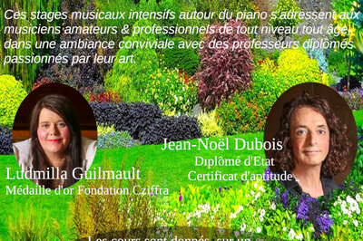 3 me Stage International de piano de Toussaint en Charente  Barret