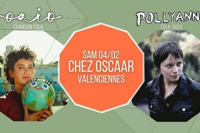 Pollyanna et Oaio concert folk  Valenciennes