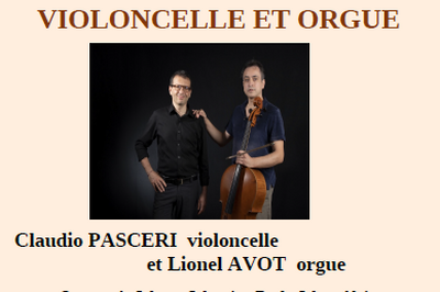 Concert Violoncelle et Orgue  Epinay sur Orge