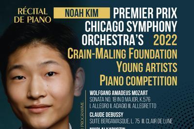 Rcital de piano Noah Kim  Paris 16me