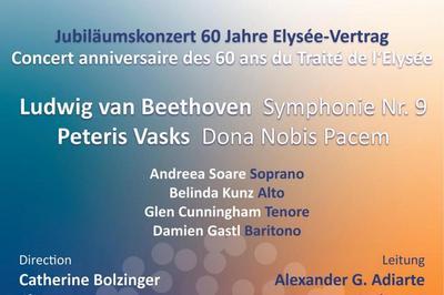 Concert anniversaire des 60 ans du Traité de l'Elysée à Strasbourg